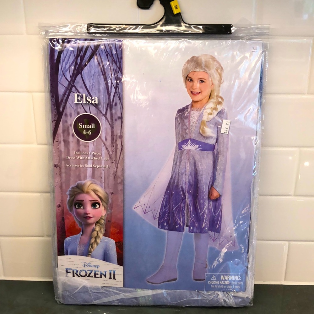 🚫SOLD🚫 🆕 disney frozen 2 elsa costume size small 4-6 - Picture 2 of 5